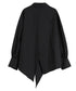 Asymmetric Hem Volume Sleeve Shirt